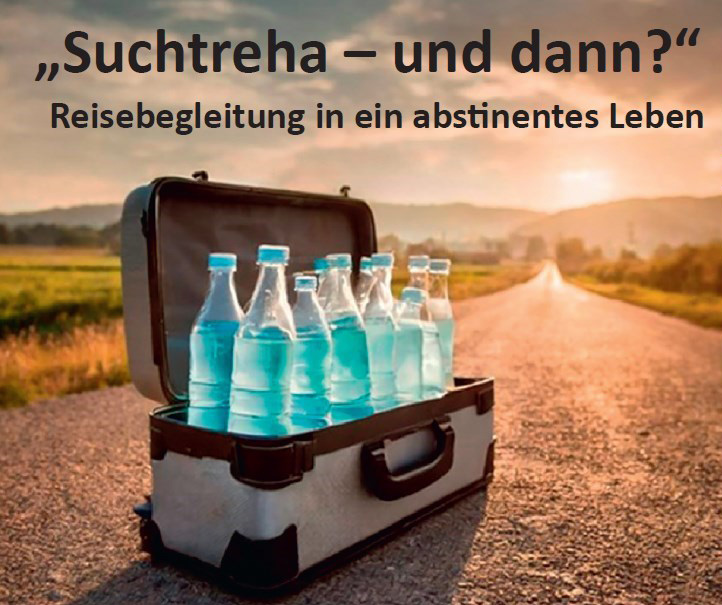 Reisekoffer mit Wasserflaschen