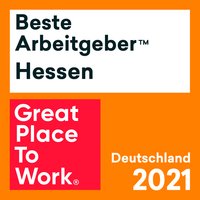 Zertifikat Beste Arbeitgeber Hessen 2021